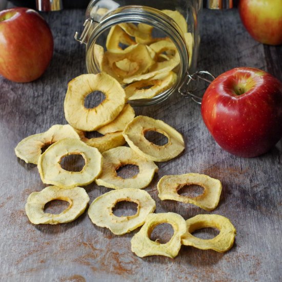 Dehydrating Apples in the Air Fryer