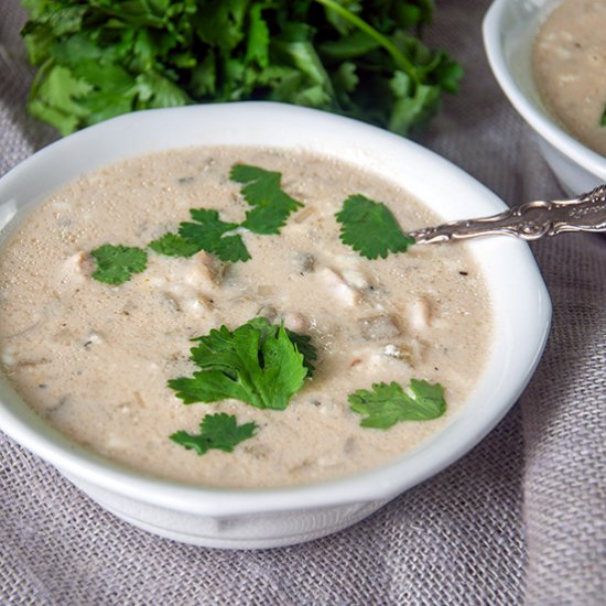 Slow Cooker White Chicken Chili