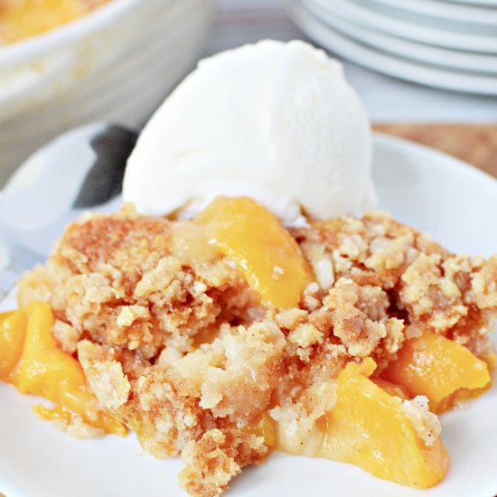 Peach Cobbler With Cake Mix