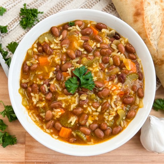 COZY Pinto Bean & Rice Stew