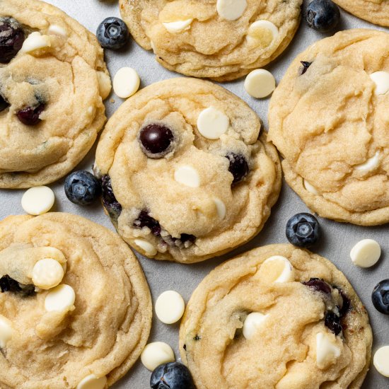 Blueberry White Chocolate Cookies