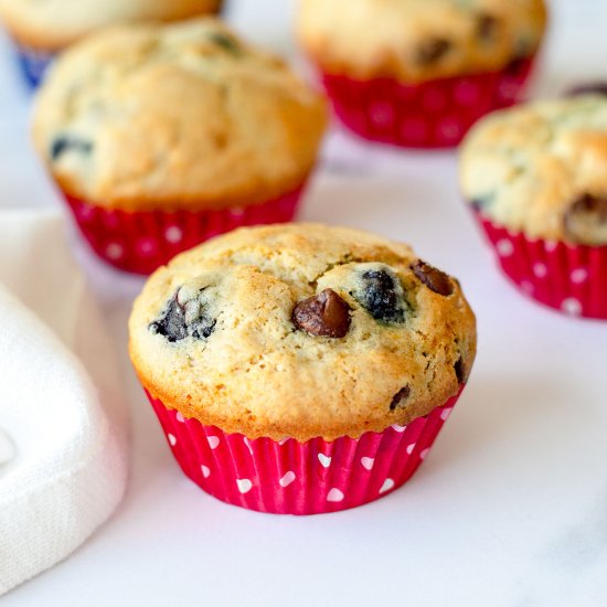 Blueberry Chocolate Chip Muffins