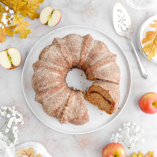 Apple Cider Donut Cake