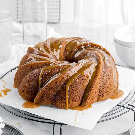 Mocha Swirled Bundt Cake