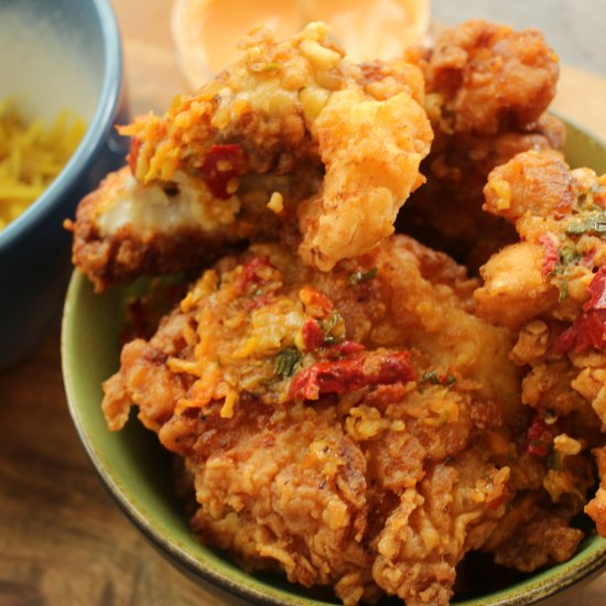 Smashed Fried Chicken (Ayam Geprek)