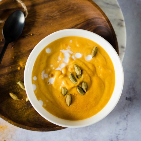 Sweet Potato and Coconut Milk Soup