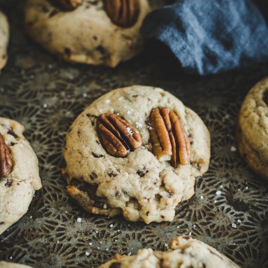 Chocolate and Pecan Cookies Recipe