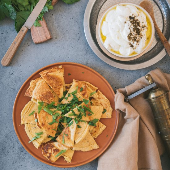 Chickpea Flour Galette Recipe