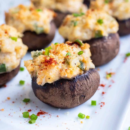 Crab Stuffed Mushrooms