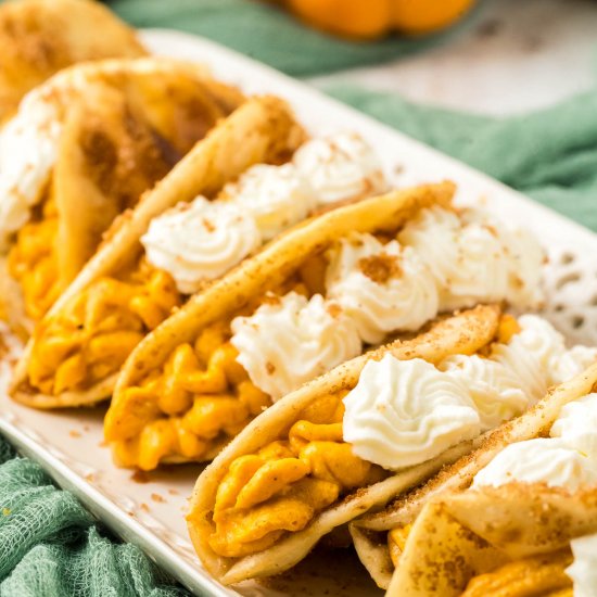 Pumpkin Pie Tacos