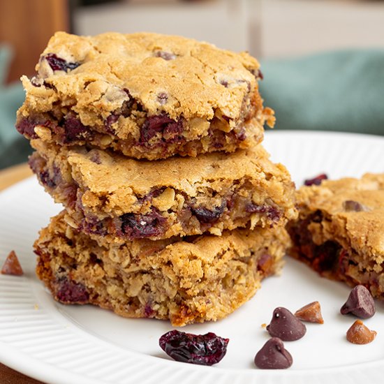 Cranberry Chocolate Chip Bars