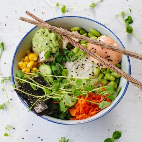 Chicken Poke Bowl