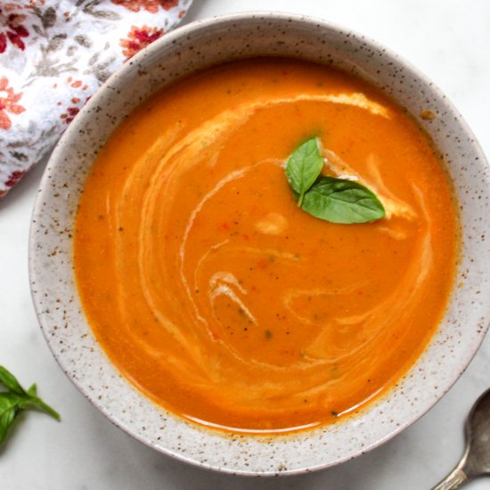 Thai Inspired Butternut Squash Soup