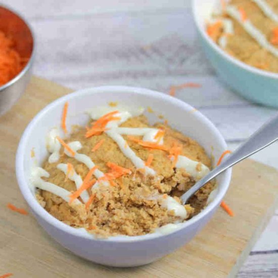 2 Minute Carrot Mug Cake