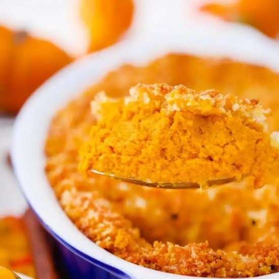 Cheesy Pumpkin Gratin