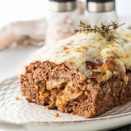 Mushroom Stuffed Meatloaf