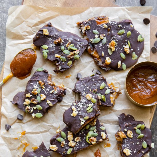 Pumpkin Butter Date Bark