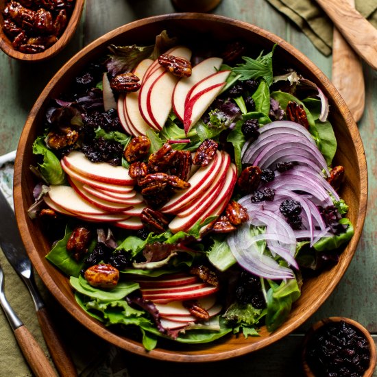 Apple Salad with Feta Dressing