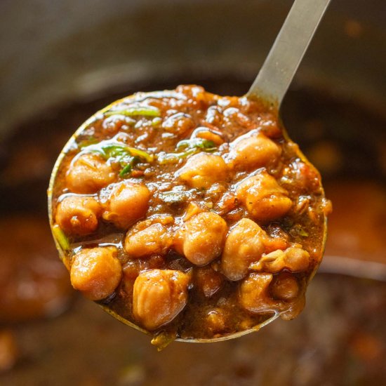 Pressure Cooker Chana Masala