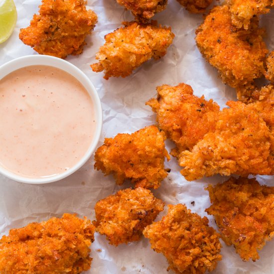 KFC Style Spicy Popcorn Chicken