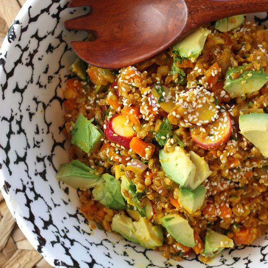 Farro-Carrot Salad