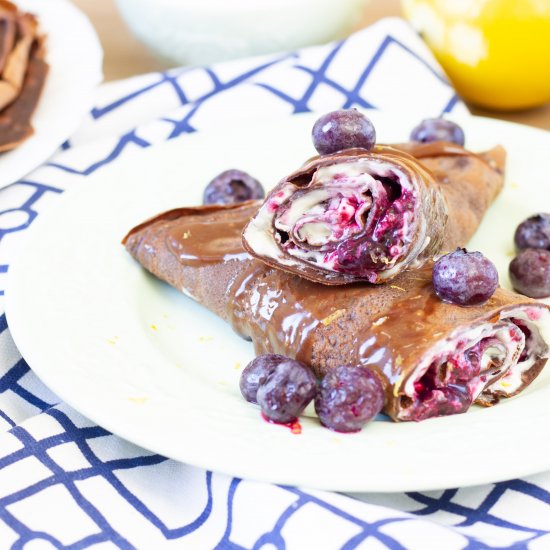 Chocolate crêpes