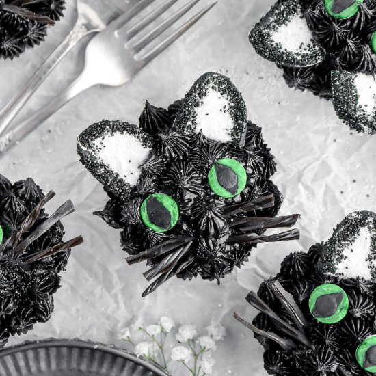 Black Cat Cupcakes