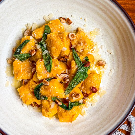 Homemade Sweet Potato Gnocchi