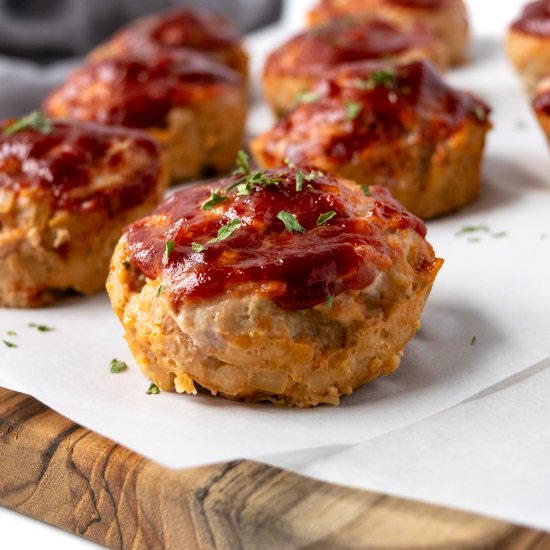 Turkey Meatloaf Muffins