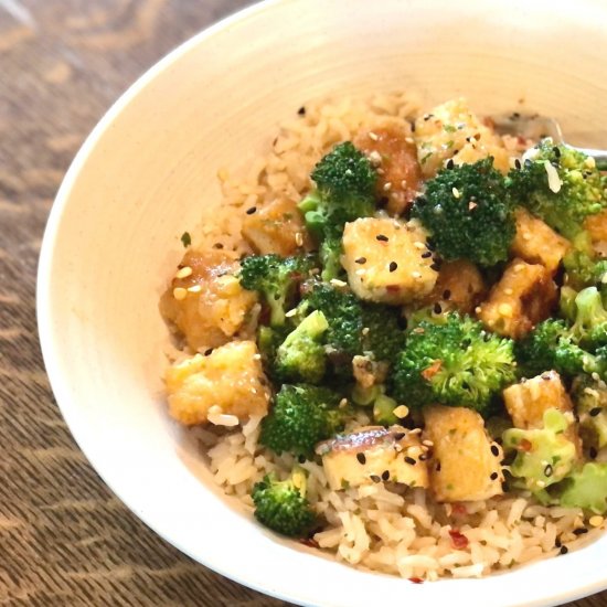 Tofu and Broccoli Stiry Fry