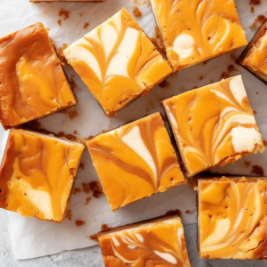 The BEST Pumpkin Cheesecake Bars