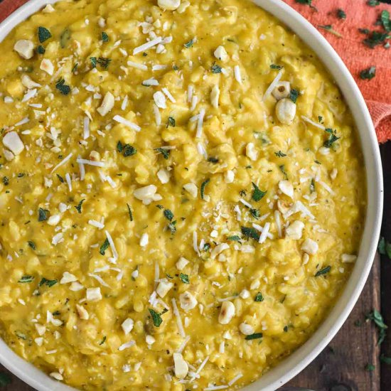 Chicken and Pumpkin Risotto