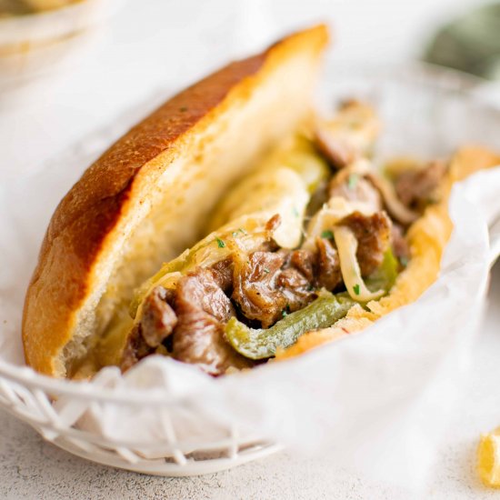 Philly Cheesesteak Sandwiches