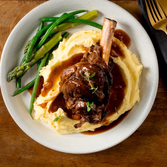 Slow Cooker Lamb Shanks