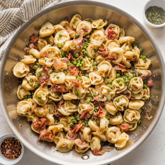 Brown Butter Bacon Tortellini