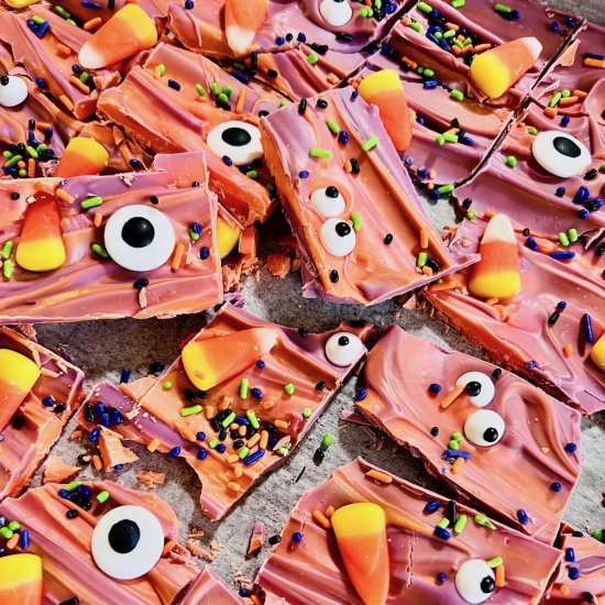 Halloween Candy Bark