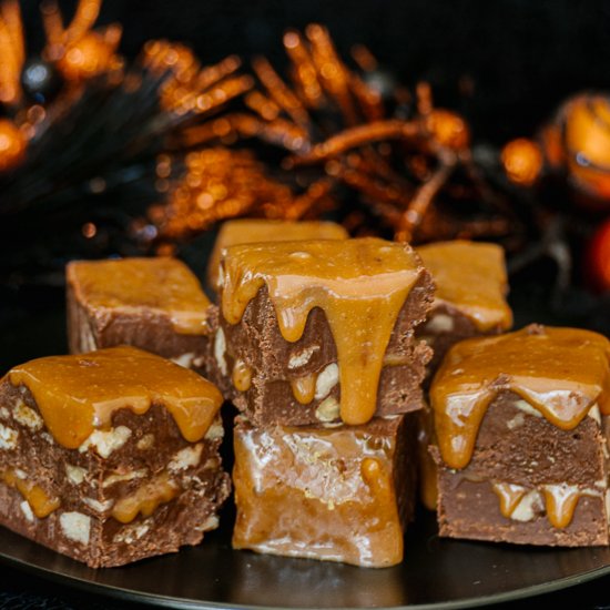 Salted Caramel Pecan Fudge