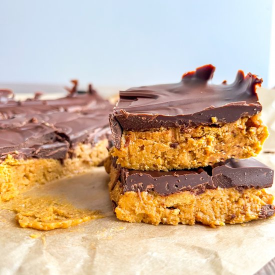 No-Bake Peanut Butter Bars