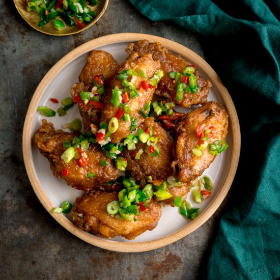 Salt and Pepper Chicken Wings