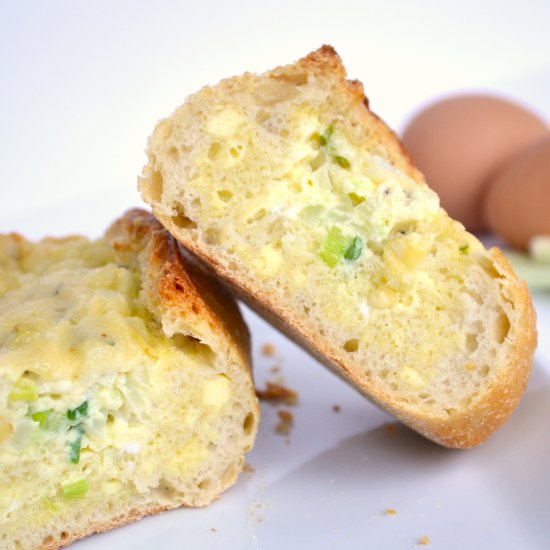 Baked Egg Baguettes