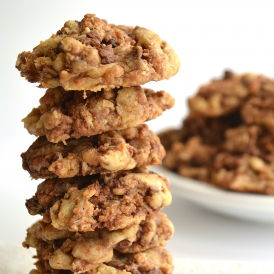 Toasted Coconut Toffee Cookies