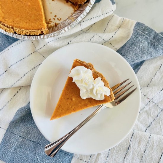 Graham Cracker Sweet Potato Pie