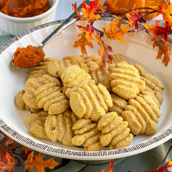 Pumpkin Pie Spritz Cookies