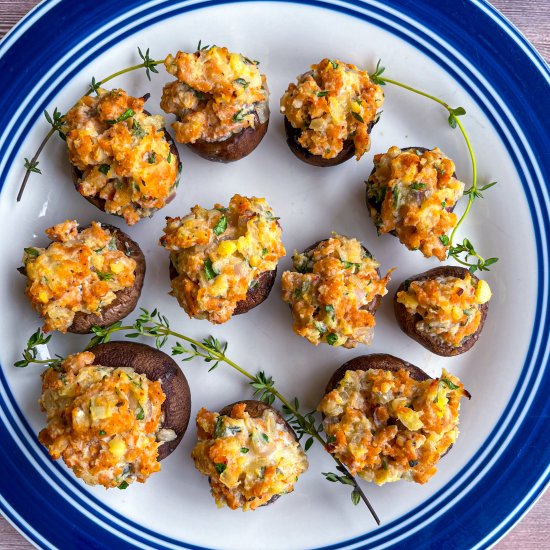 Sausage Stuffed Mushrooms