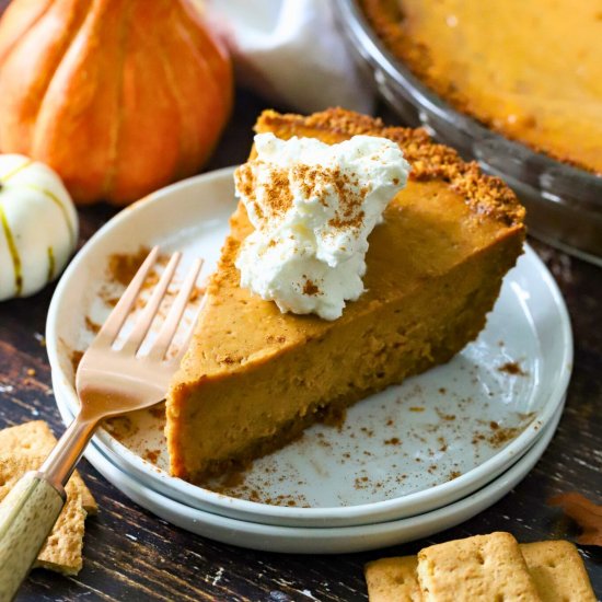 Pumpkin Pie with Graham Crust