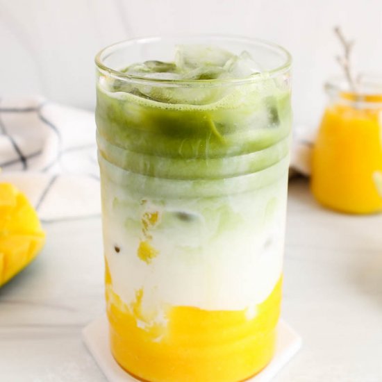 Mango Matcha Latte