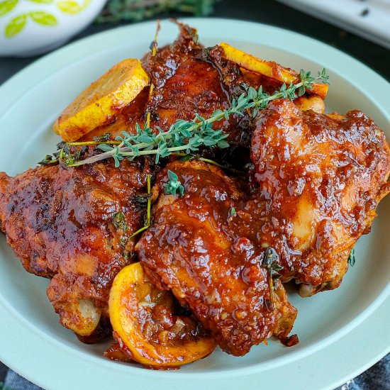 Honey Garlic Lemon Pepper Chicken