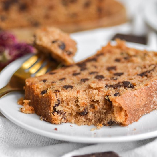 Vegan Cinnamon Chocolate Chip Bread