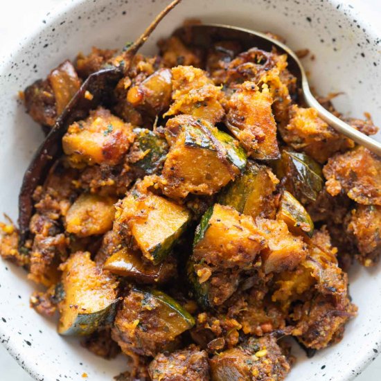 Peanut Pumpkin Sabzi