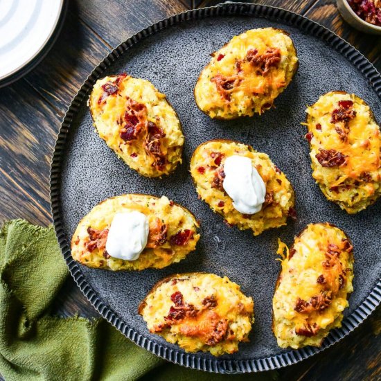 Chicken Ranch Twice-Baked Potatoes